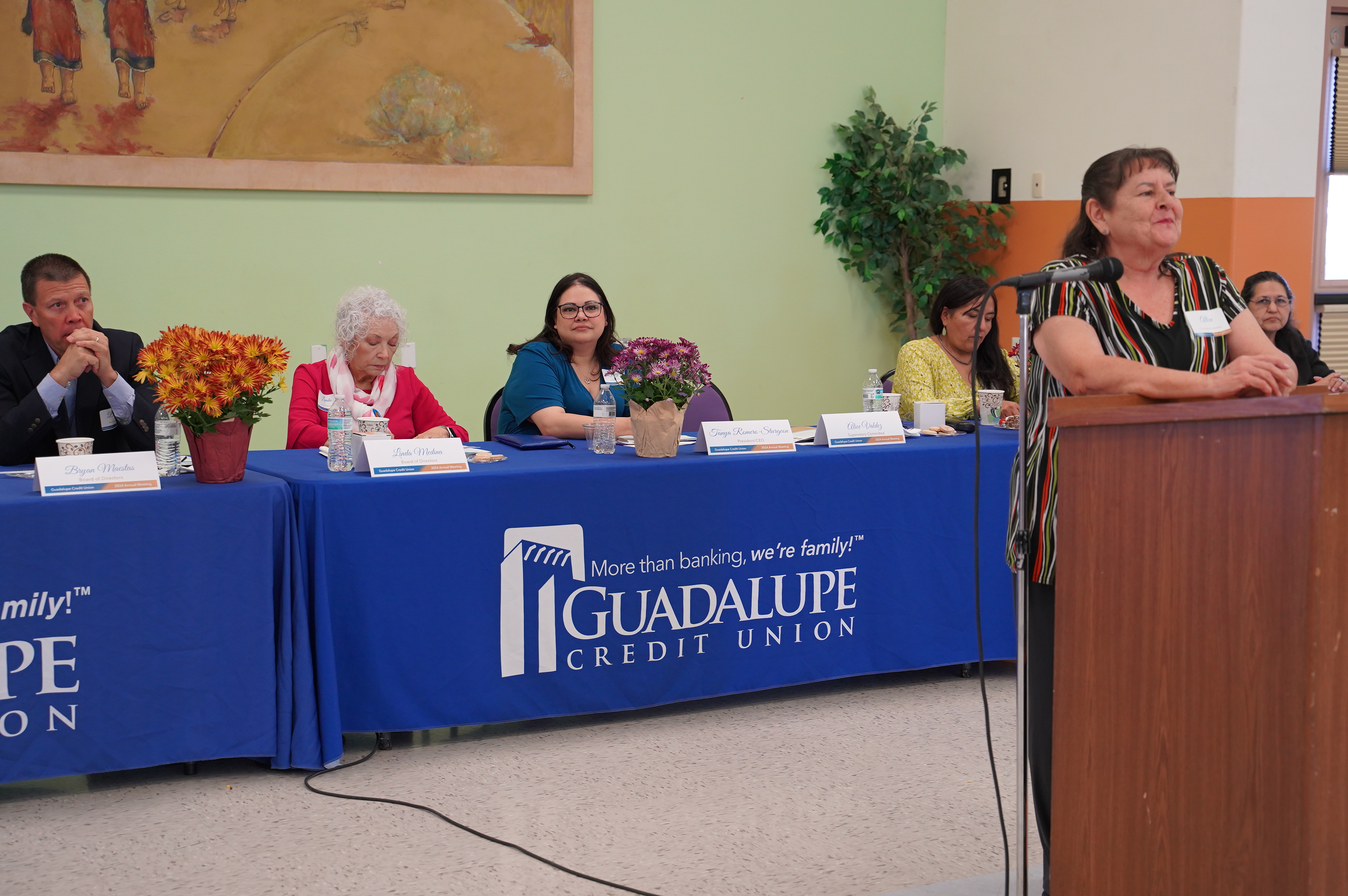 Alice Valdez, Supervisory Committee Chair, at our 2024 Annual Meeting
